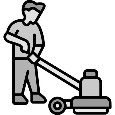 çim biçme makinesi simgesi