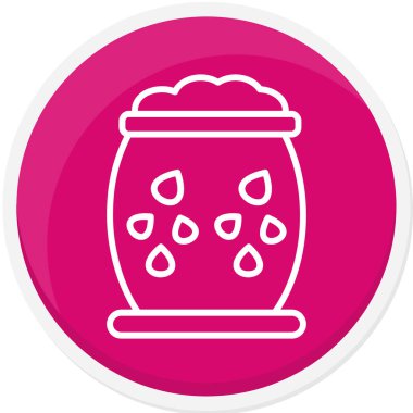 vector illustration of jam icon