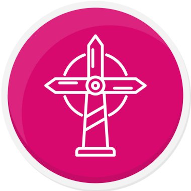 Modern simgenin vektör illüstrasyonu