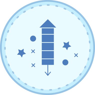 Pusula. Web simgesi basit illüstrasyon