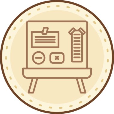 iş simgesi vektör illüstrasyonu