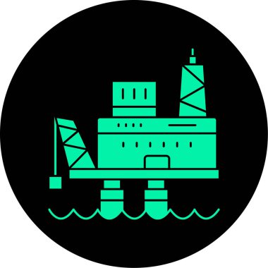 Gemi. Web simgesi basit illüstrasyon