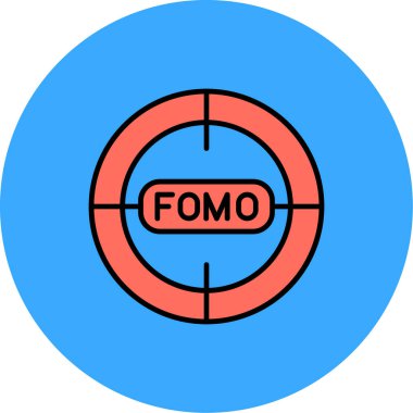 Modern bir simgenin vektör illüstrasyonu