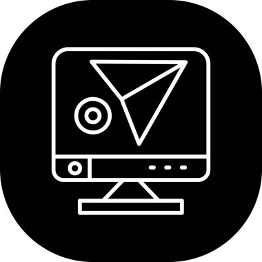 Tasarım için vektör lcd Simgesi