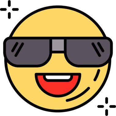 emoji yüz simgesi simgesi - özet biçimi