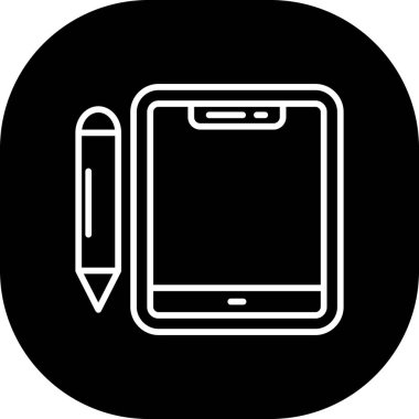 Akıllı telefon. Web simgesi basit tasarım