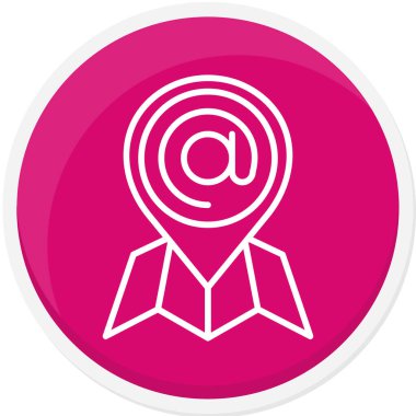 E-posta. Web simgesi vektör illüstrasyonu