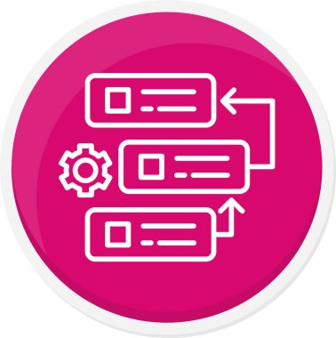 seo modern simgesinin vektör illüstrasyonu