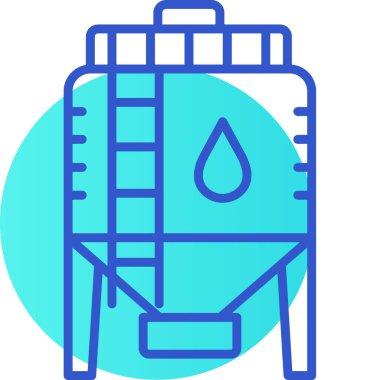 Su damlası. Basit resimleme