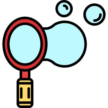 Büyüteç. basit tasarım vektörü