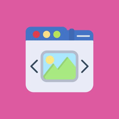 seo modern simgesinin vektör illüstrasyonu