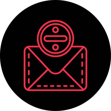 Vektör E- posta simgesi illüstrasyonu