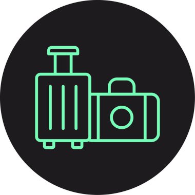 Bagaj simge vektör çizim