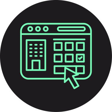 hesap makinesi simgesi, vektör illüstrasyonu