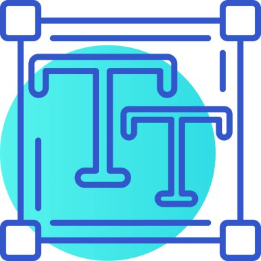 Modern bir simgenin vektör illüstrasyonu