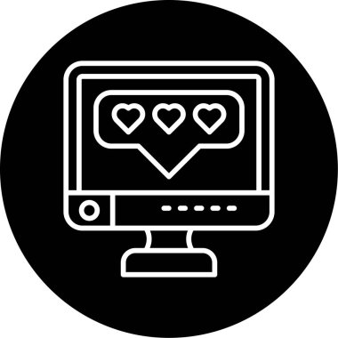 seo modern simgesinin vektör illüstrasyonu