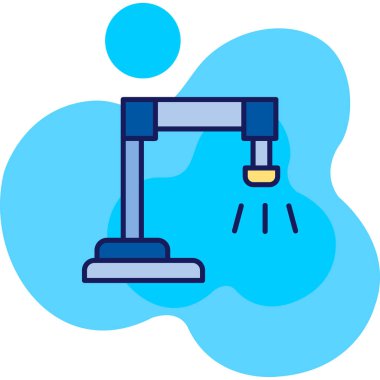 Su musluğu. Basit resimleme