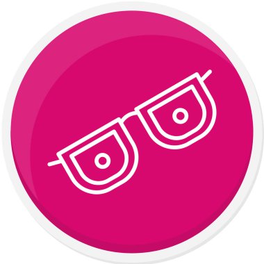 Pilot simgesi, vektör illüstrasyonu basit tasarım