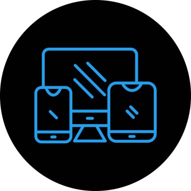 akıllı telefon simgesi vektör illüstrasyonu