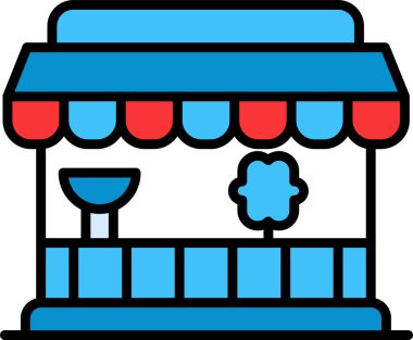 dükkan simgesi vektörü