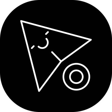 ok simgesi, vektör illüstrasyonu basit tasarım