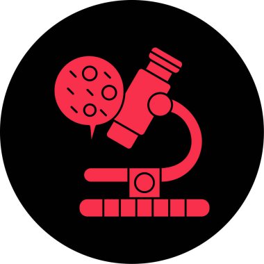 Projeniz için vektör mikroskobu simgesi