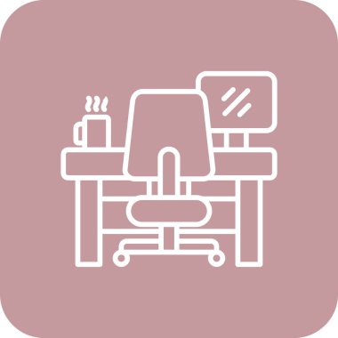 Modern bir simgenin vektör illüstrasyonu