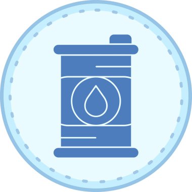 Su. Web simgesi basit illüstrasyon