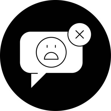 konuşma balonu simgesi, vektör illüstrasyonu