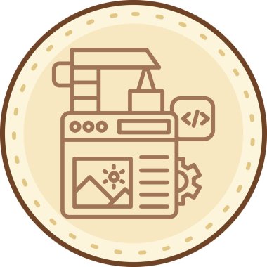 para simgesi vektör illüstrasyonu