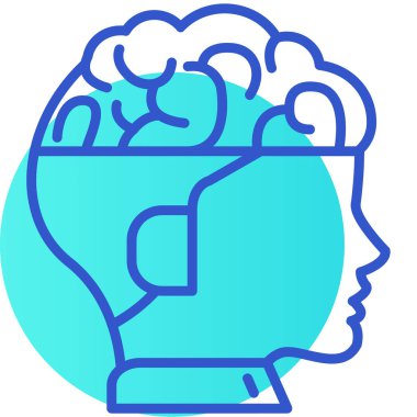 Bir fikrim var. Web simgesi basit illüstrasyon