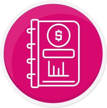 Banka mı? Web simgesi vektör illüstrasyonu