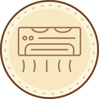 Modern bir simgenin vektör illüstrasyonu