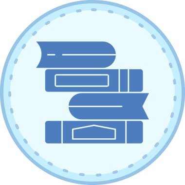 Kitap simgesini, basit vektör çizim