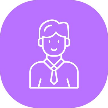 avatar. Web simgesi basit illüstrasyon