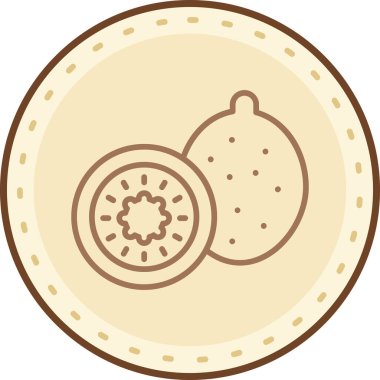 Ekmek. Web simgesi basit illüstrasyon