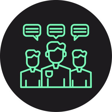 Seo ve simgenin vektör illüstrasyonu