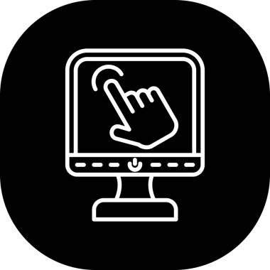 dizüstü bilgisayar ekranı vektör illüstrasyonu