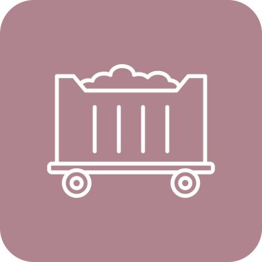 Teslimat. Web simgesi basit illüstrasyon