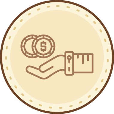 Bitcoin simgesi vektör illüstrasyonu