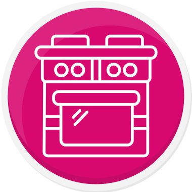 Yazıcı. Web simgesi basit illüstrasyon