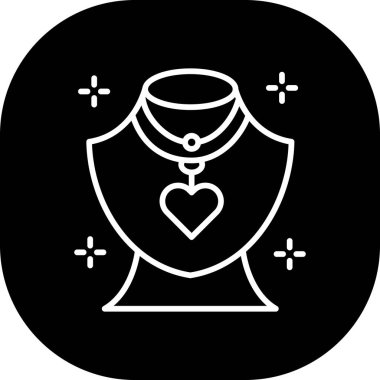 Bir kalp simgesinin vektör illüstrasyonu