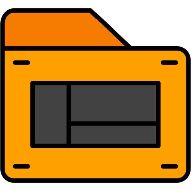 dizin simgesi, basit tasarım vektör çizimi