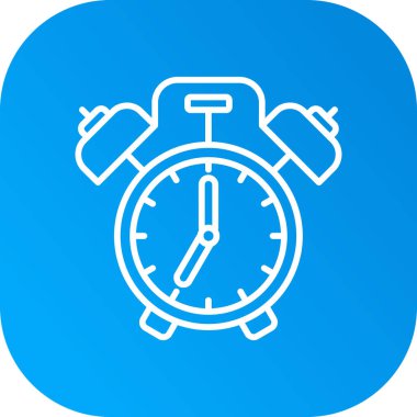 Saat simgesi vektör illüstrasyonu