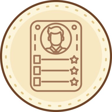 Modern bir simgenin vektör illüstrasyonu