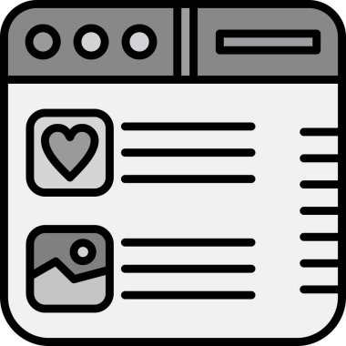 kart simge vektör çizim