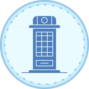 Benzersiz telsiz vektör çizgisi simgesi