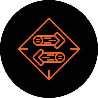 ok simgesinin vektör illüstrasyonu