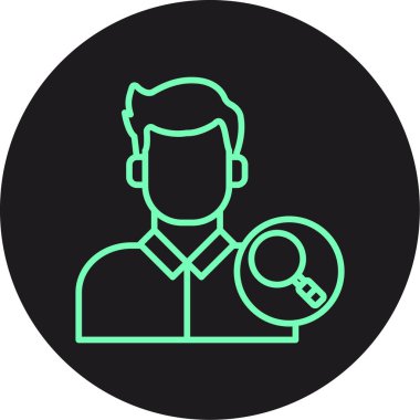 man simgesi vektör illüstrasyonu