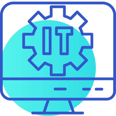 dişli ayarları. Web simgesi basit illüstrasyon